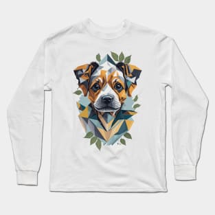 Geometric Dog Long Sleeve T-Shirt